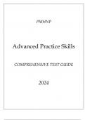 ANCC-PMHNP Advanced Practice Skills Comprehensive Test Guide 2024