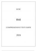 IICRC BMI Comprehensive Test Guide 2024.