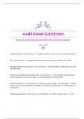 AAMS EXAM QUESTIONS|GUARANTEED WITH ACCURATE ANSWERS