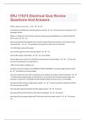 ERJ 175|73 Electrical Quiz Review Questions And Answers