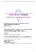 AAMS 300 QUESTIONS SET WITH GUARANTEED ACCURATE ANSWERS