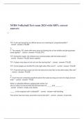 NFHS Volleyball Test exam 2024 with 100% correct answers