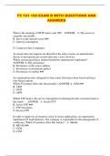 F5 101 100 EXAM B WITH QUESTIONS AND ANSWERS