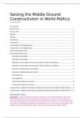 Summary and explanation of ADLER, E. (1997). Seizing the Middle Ground: Constructivism in World Politics. European Journal of International Relations