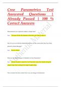 Creo Parametrics Test Answered Questions |  Already Passed | 100 %  Correct Answers