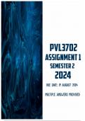 PVL3702 Assignment 1 Semester 2 2024 | Due 19 August 2024