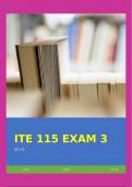 ITE 115 EXAM 3