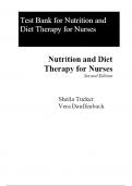 Test Bank For Nutrition and Diet Therapy for Nurses, 2nd Edition by Sheila Tucker Vera Dauffenbach Chapter 1-26