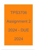 TPS3706 Assignment 2 2024 - DUE 2024