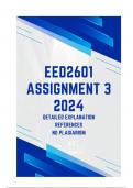 EED2601 Assignment 3 (COMPLETE QUESTIONS &  ANSWERS) 2024 (682979) DUE 26 July 2024