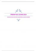 PMHNP-BC EXAM 2024 WITH GUARANTEED ACCURATE ANSWERS