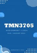 TMN3705 Assignment 3 Semester 2 2024 