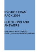 PYC4803 Exam pack 2024(Questions and answers)