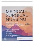 TEST BANK FOR MEDICAL SURGICAL NURSING, 10TH EDITION