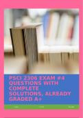 PSCI 2306 EXAM #4 QUESTIONS WITH COMPLETE SOLUTIONS, ALREADY GRADED A+