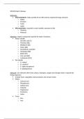 LaGuardia Community College SCB 204 Quiz/Exam 5 Review