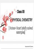 Class XII (PHYSICAL CHEMISTRY)- Solutions [Full chapter notes+Briefly solved examples]