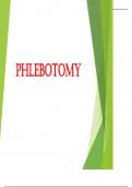 Healthcare and Nursing_phelobotomy Exam summary latest review