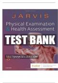 Test Bank for Physical Examination and Health Assessment, 8th Edition, Carolyn Jarvis,NEWEST 