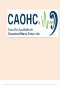 CAOHC FINAL EXAM – QUESTIONS WITH DETAILED ANSWERS 