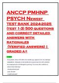 ANCCP PMHNP PSYCH 