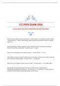 CCI RVS EXAM 2024 WITH GUARANTEED ACCURATE ANSWERS