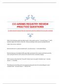 CCI ARDMS REGISTRY REVIEW PRACTICE QUESTIONS|UPDATED|VERIFIED WITH ACCURATE ANSWERS