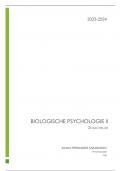 Samenvatting -  Biologische psychologie II: functies (1003185BEW)
