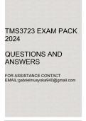 TMS3723 Exam pack 2024(Questions and answers)