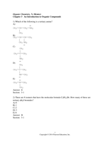 Organic Chem test bank 3