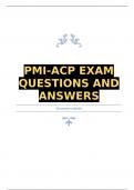 PMI-ACP EXAM QUESTIONS AND ANSWERS