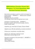 QMA/Indiana Practice Exam Set - Chapters 1-8 Test Questions And  Revised Correct Answers