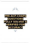 PMI-ACP-Chap6 questions fully solved & verified for accuracy.