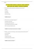 ATI PROCTORED-MEDICAL SURGICAL EXAM COMPLETE QUESTIONS AND CORRECT (VERIFIED ANSWERS)