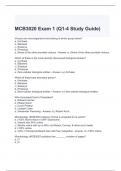 MCB3020 Exam 1 (Q1-4 Study Guide) Questions and Answers