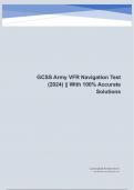 GCSS Army VFR Navigation Test (2024) || With 100% Accurate Solutions