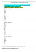 NIH Stroke Scale – All Test Groups A-F (patients 1-6) Answer key Updated Spring - NHISS-GROUP A TEST ANSWERS 2023- 2024 NIHSS GROUP A .PATIENTS 1-6 with complete solution | verified | latest update 2024