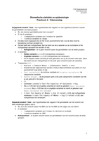 Biomedische statistiek SPSS P2