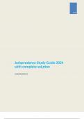 Jurisprudence Study Guide 2024 with complete solution