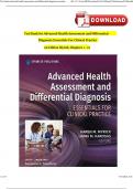 TEST BANK FOR Advanced Health Assessment and Differential Diagnosis Essentials for Clinical Practice 1st Edition Myrick Test Bank NEW 2024 Latest Updated 2024 ISBN:9780826162557