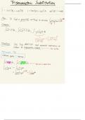 Math 1B (Calculus): Trigonometric Substitution Notes