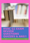 HVAC G2 EXAM REVIEW QUESTIONS QUIZZES & ANS!!