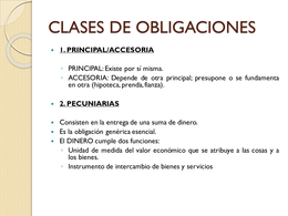 DERECHO CIVIL - OBLIGACIONES