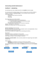 Samenvatting statistiek deeltentamen 2