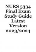 3 NURS 5334 Final Exam Study Guide Latest Version 2024-2025.pdf