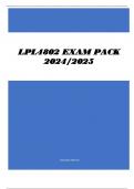 LPL4802 EXAM PACK 2024/2025