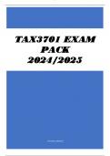 TAX3701 EXAM PACK 2024/2025