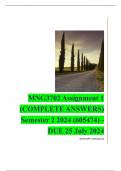 MNG3702 Assignment 1 (COMPLETE ANSWERS) Semester 2 2024 (605474) - DUE 25 July 2024