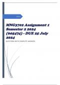 MNG3702 Assignment 1 Semester 2 2024 (605474) - DUE 25 July 2024