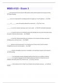 MSIS 4123 Exam 3 Questions With 100% Correct Answers.